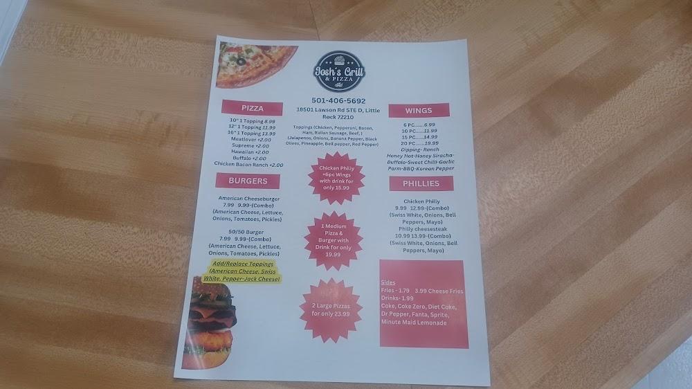 Josh's Grill Menu image 3